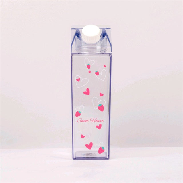 pretty cartons - thirsty? tall carton, water/drink bottle/cup - creative/transparent #pretty