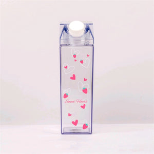 pretty cartons - thirsty? tall carton, water/drink bottle/cup - creative/transparent #pretty