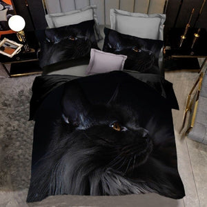 3d love rose heart bedding set nordic duvet cover 150x200 220x240 king size quilt cover modern cat wolf print pillowcase no bed sheet