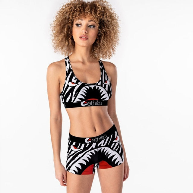 ethika set - two piece - beach/shorts - pretty