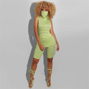 nashakaite 2021 mum and daughter clothes summer striped sleeveless casual jumpsuit romper mommy and me outfits family look