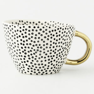 creative geometric ceramic mugs with gold handle handmade coffee cups irregular shaped tea milk mug cup unique gifts home decor 5