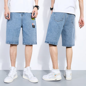 xclusive mens - spring summer men's denim shorts men's clothing beach ripped jeans denim cotton short casual business social men shorts