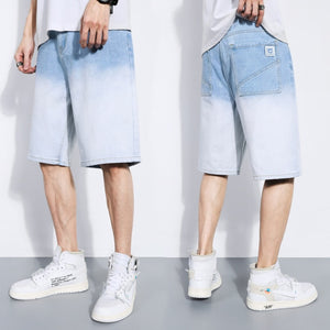 xclusive mens - spring summer men's denim shorts men's clothing beach ripped jeans denim cotton short casual business social men shorts