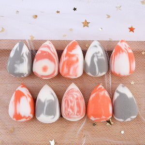 wholesale mini makeup sponge water drop shape makeup soft foundation puff concealer flawless mixed cosmetic makeup sponge mix 10pcs