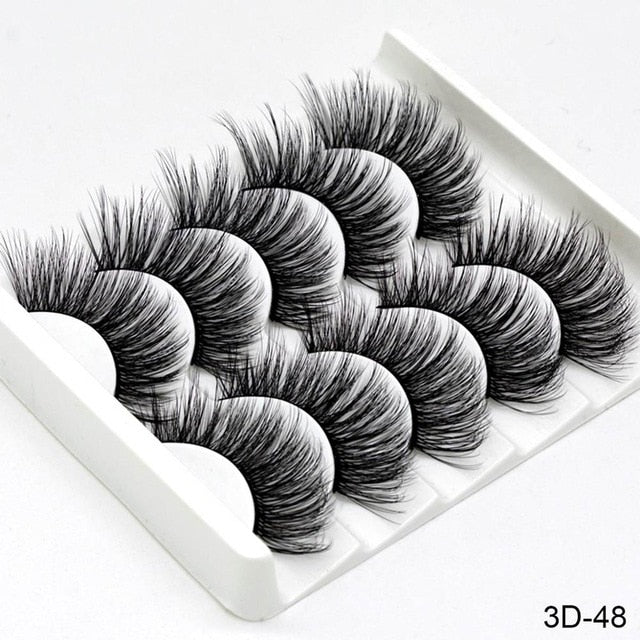 xclusive lashes - 3d minklashes natural false eyelashes dramatic fluffy soft wispy volume eyelash makeup