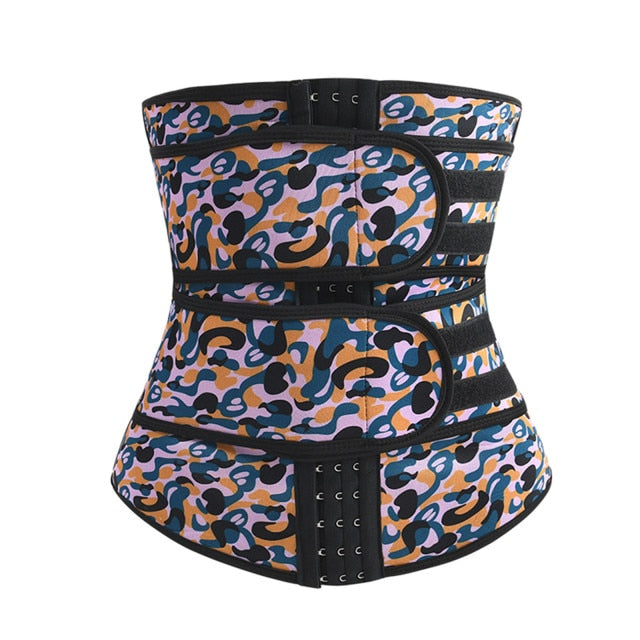 waist time - printed waisttrainer shaper sports plastic waistband fitness waist sculpting breathable.  health wellness