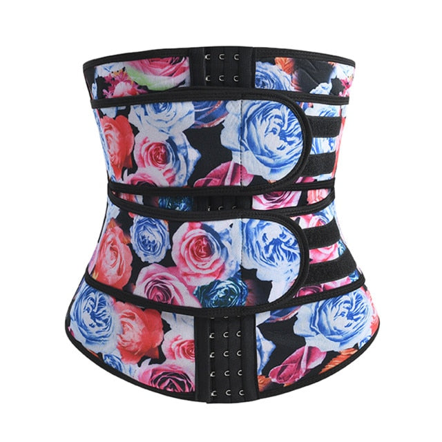 waist time - printed waisttrainer shaper sports plastic waistband fitness waist sculpting breathable.  health wellness