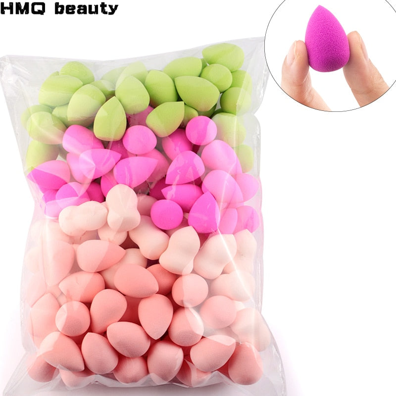 wholesale mini makeup sponge water drop shape makeup soft foundation puff concealer flawless mixed cosmetic makeup sponge