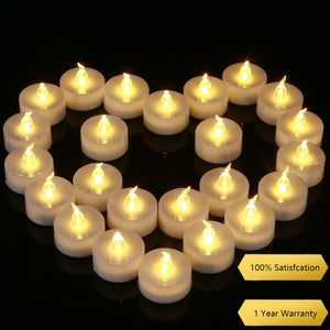 12pcs battery operated led tea lights candles flameless  weeding decor  birthday candles for kids