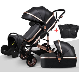 babyfond baby stroller 3 in 1 travel system high landscape carriages with bassinet luxury travel pram for newborn baby