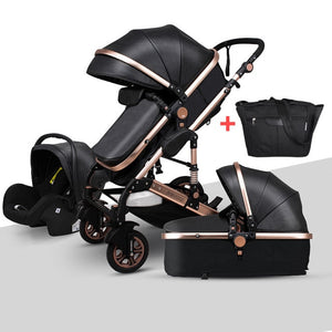 babyfond baby stroller 3 in 1 travel system high landscape carriages with bassinet luxury travel pram for newborn baby