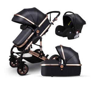 babyfond baby stroller 3 in 1 travel system high landscape carriages with bassinet luxury travel pram for newborn baby