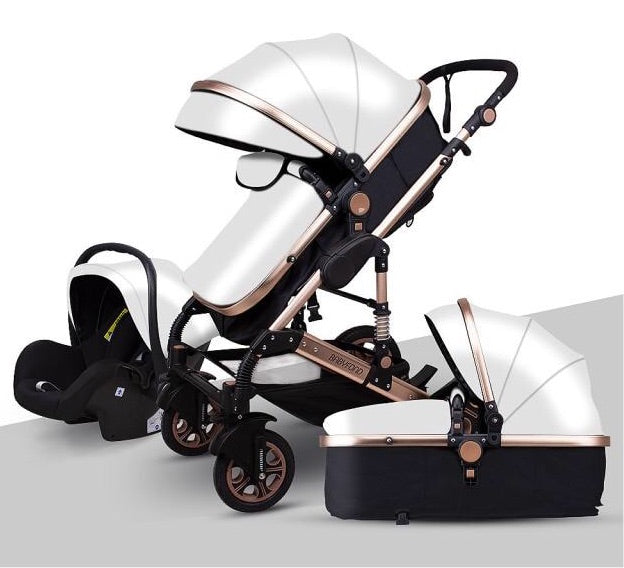 babyfond baby stroller 3 in 1 travel system high landscape carriages with bassinet luxury travel pram for newborn baby