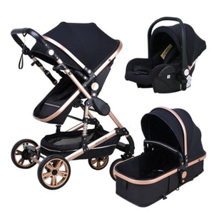 babyfond baby stroller 3 in 1 travel system high landscape carriages with bassinet luxury travel pram for newborn baby