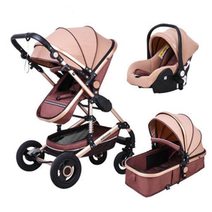 babyfond baby stroller 3 in 1 travel system high landscape carriages with bassinet luxury travel pram for newborn baby