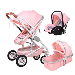 babyfond baby stroller 3 in 1 travel system high landscape carriages with bassinet luxury travel pram for newborn baby