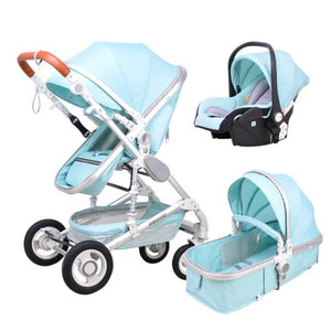 babyfond baby stroller 3 in 1 travel system high landscape carriages with bassinet luxury travel pram for newborn baby