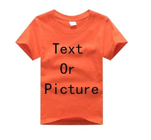 custom text/logo - kids tshirt