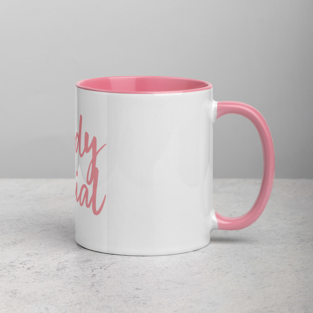 nobody special - pink - mug with color inside